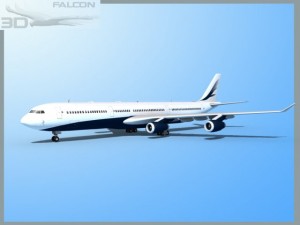 falcon3d a340 600 corporate 5 Modelo 3D