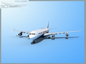 falcon3d a340 600 corporate 5 Modelo 3D