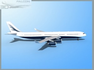 falcon3d a340 600 corporate 5 Modelo 3D