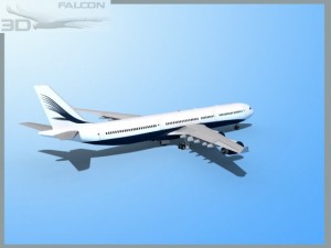 falcon3d a340 600 corporate 5 Modelo 3D