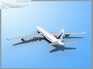 falcon3d a340 600 corporate 5 Modelo 3D