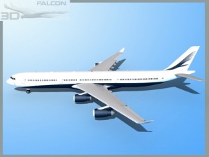 falcon3d a340 600 corporate 5 Modelo 3D