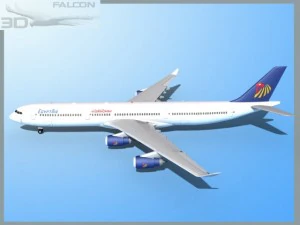 falcon3d a340 600 egypt air 3D Model
