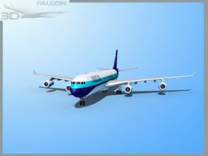 falcon3d a340 600 first air 3D Model