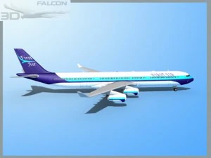 falcon3d a340 600 first air 3D Model