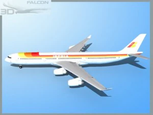 falcon3d a340 600 iberia 3D Model