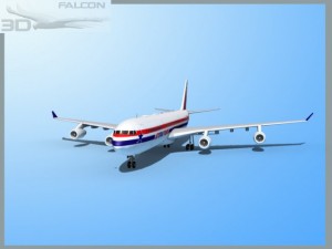 falcon3d a340 600 jetstar tours 3D 모델