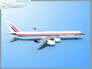 falcon3d a340 600 jetstar tours 3D 모델