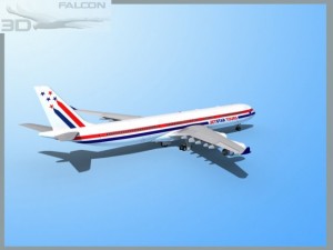 falcon3d a340 600 jetstar tours 3D 모델