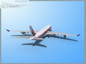 falcon3d a340 600 jetstar tours 3D 모델