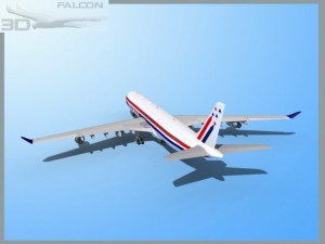 falcon3d a340 600 jetstar tours 3D 모델