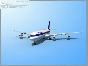 falcon3d a340 600 olympic 3D Model