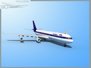falcon3d a340 600 olympic Modèle 3D