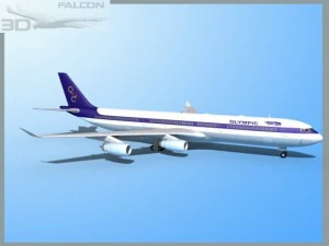 falcon3d a340 600 olympic 3D Model