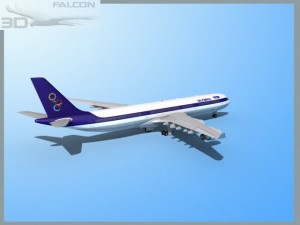 falcon3d a340 600 olympic Modèle 3D