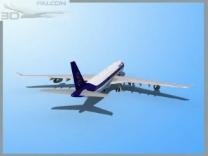 falcon3d a340 600 olympic 3D Model