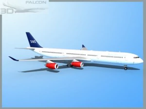 falcon3d a340 600 sas 3D Model