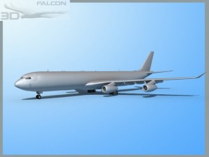falcon3d a340 600 fbm 3D Модель