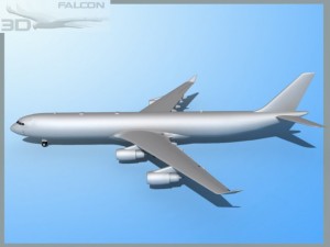falcon3d a340 600 fbm 3D Модель