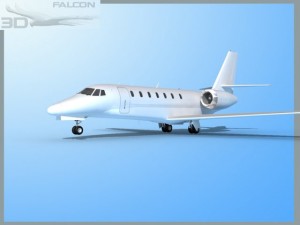 falcon3d citation sovereign c680 fbmetal 3D Model