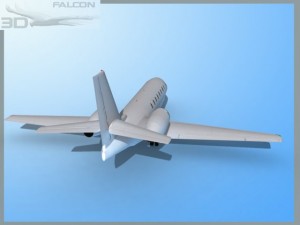 falcon3d citation sovereign c680 fbmetal 3D मॉडल
