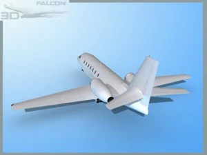 falcon3d citation sovereign c680 fbmetal 3D Model