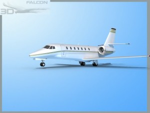 falcon3d citation sovereign c680 f02 3D Model