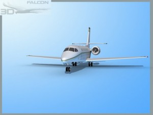 falcon3d citation sovereign c680 f02 3D Model