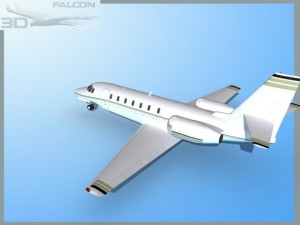 falcon3d citation sovereign c680 f02 3D Model