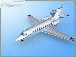 falcon3d citation sovereign c680 f04 3Dモデル
