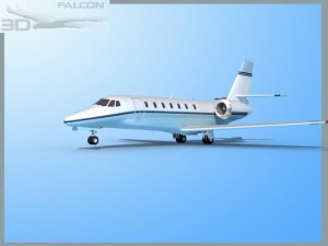 falcon3d citation sovereign c680 f04 Model 3D