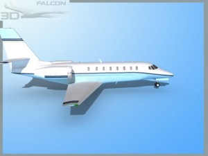 falcon3d citation sovereign c680 f04 Model 3D