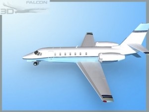 falcon3d citation sovereign c680 f04 Model 3D