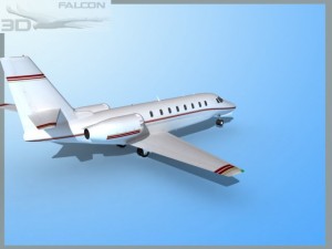 falcon3d citation sovereign c680 f05 3D Model