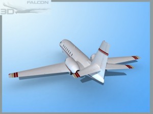falcon3d citation sovereign c680 f05 3D Model