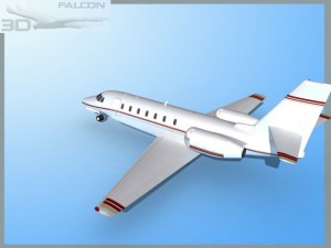 falcon3d citation sovereign c680 f05 3D Model