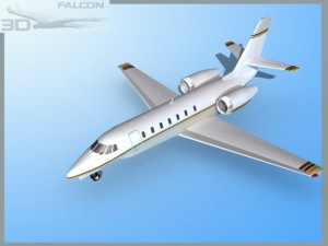 falcon3d citation sovereign c680 f06 3D Model