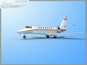 falcon3d citation sovereign c680 f06 3D 模型