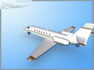 falcon3d citation sovereign c680 f06 3D 模型