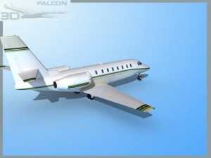 falcon3d citation sovereign c680 f07 Model 3D