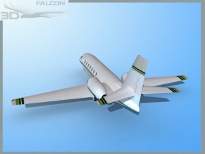 falcon3d citation sovereign c680 f07 Model 3D