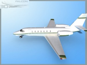 falcon3d citation sovereign c680 f07 Model 3D