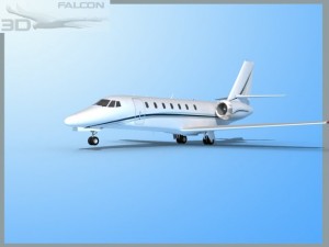 falcon3d citation sovereign c680 f08 3D Model