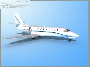 falcon3d citation sovereign c680 f08 Model 3D