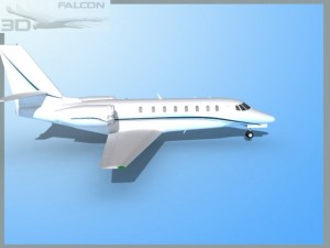 falcon3d citation sovereign c680 f08 Model 3D