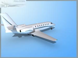 falcon3d citation sovereign c680 f08 Model 3D