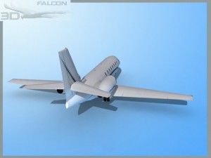 falcon3d citation sovereign c680 f08 Model 3D