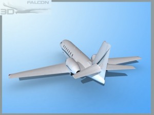 falcon3d citation sovereign c680 f08 Model 3D