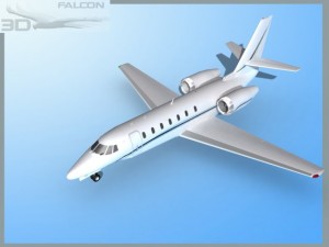 falcon3d citation sovereign c680 f08 Model 3D