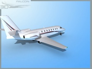 falcon3d citation sovereign c680 f09 Model 3D